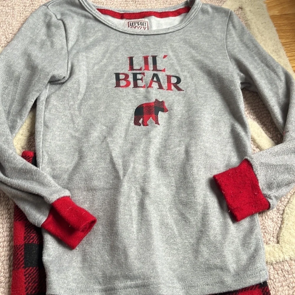 Plaid pajama set